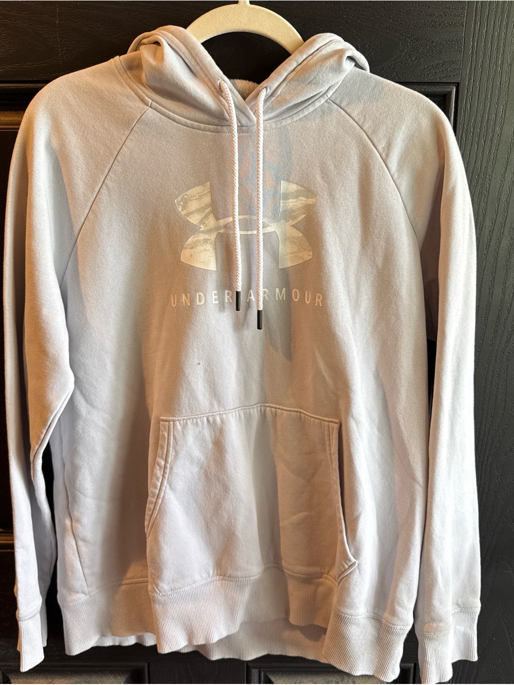 Under Armour Light Gray Men's Logo Hoodie